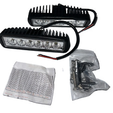Barra de luz LED 2 PÇS 18W 6 polegadas linha única pod barra de luz off road ATV SUV barco comprar usado  Enviando para Brazil