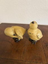 Usado, Estatuetas fofas de filhotes de madeira esculpidas em amarelo comprar usado  Enviando para Brazil