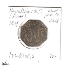 50 pfennig 1918 gebraucht kaufen  Coesfeld