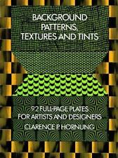 Background Patterns, Textures and Tints by Hornung, Clarence P. segunda mano  Embacar hacia Mexico