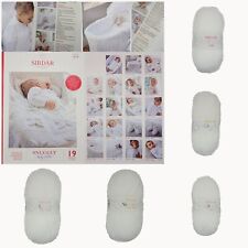 Sirdar baby white for sale  COLCHESTER
