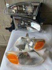 Conjunto combo de faróis e luzes de estacionamento de canto para Toyota Corolla 1998-2000 comprar usado  Enviando para Brazil