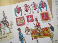 Planche rousselot uniformes d'occasion Planche rousselot uniformes d'occasion  Einville-au-Jard