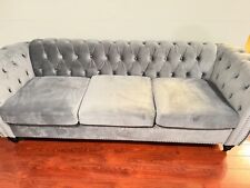 Large sofa velvet for sale  Englishtown