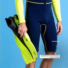 Barbatanas de mergulho com snorkel equipamento de esportes aquáticos barbatanas de mergulho profissionais, usado comprar usado  Enviando para Brazil