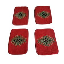 Conjunto de 4 travesseiros Kilim vintage de algodão estampado 18" Home Décor capa almofada marroquina comprar usado  Enviando para Brazil