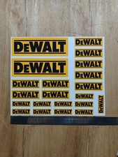 Autocollat dewalt décoration d'occasion  Argenteuil