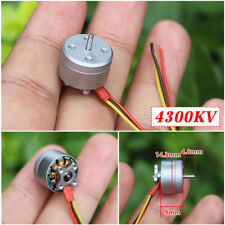 1104 Mini Brushless Motor 14mm 4300kv für 1S-3S RC Drone FPV Racing Quadcopter comprar usado  Enviando para Brazil