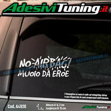 Adesivo airbag muoio usato  Nole