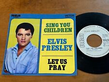 ELVIS PRESLEY Sing You Children 1971 MEXICO 7" PROMO 45 Pop Rock comprar usado  Enviando para Brazil