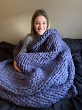 Hand knitted chunky for sale  Philadelphia