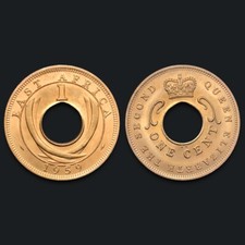 Moeda de 1 centavo K-95 África Oriental Britânica, moeda de cobre furo médio, coroa, 1959, KM#35 comprar usado Moeda de 1 centavo K-95 África Oriental Britânica, moeda de cobre furo médio, coroa, 1959, KM#35 comprar usado  Enviando para Brazil