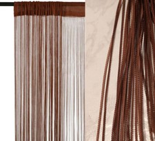 Fadenvorhang braun 130cm gebraucht kaufen  Deutschland