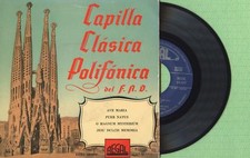 CAPILLA CLASICA POLIFONICA / Ave Maria REGAL SEDL 19.077 Press Spain 1958 EP EX comprar usado  Enviando para Brazil