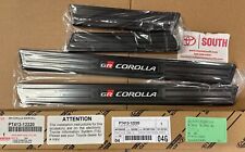 Genuíno OEM Toyota GR Corolla Hatchback conjunto de 4 protetores de soleira de porta PT413-12220 comprar usado  Enviando para Brazil