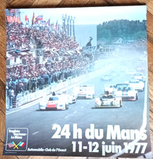Affiche Originale 24 Heures du Mans 11-12 juin 1977 (ACO) Dim. 50 x 48,5 cm comprar usado  Enviando para Brazil