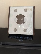 Novo com etiquetas Luxe 100% algodão rosa marrom ponto lençol de berço detalhado T-0002 comprar usado  Enviando para Brazil