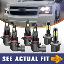 Usado, Kits combinados de faróis de LED Hi/Lo feixe e farol de neblina 8000LM para Chevy S10 1999-03 comprar usado  Enviando para Brazil