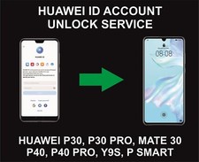 Huawei ID, Conta, Desbloqueio, P30, Pro, Mate 30, P40, Y9S, Y7S, P Smart comprar usado  Enviando para Brazil