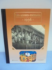 Livre années mémoire.1936 d'occasion  Ver-sur-Launette
