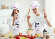 Apron chef hat for sale  BODMIN