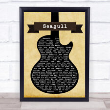 Seagull black guitar for sale  UK
