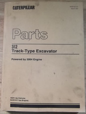 Usado, LIVRO MANUAL DE PEÇAS DE ESCAVADEIRA CAT CATERPILLAR 312 S/N 6GK00001-6GK00392 comprar usado  Enviando para Brazil