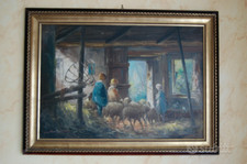 Quadro macchiaiolo mario usato  Roma