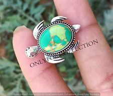 Incrível pingente de pedra preciosa turquesa cobre 925 banhado a prata esterlina 1 peça comprar usado  Enviando para Brazil