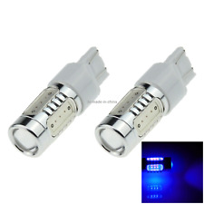 Usado, 2x Azul RV 7443 Freno Blub Camper Lámpara 5 Emisores COB SMD LED W21-5W W21W G011 segunda mano  Embacar hacia Argentina