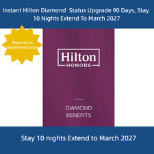 Vendedor dos EUA - Upgrade instantâneo Hilton Diamond 120 dias, estadia 10 noites até março de 2027 comprar usado  Enviando para Brazil