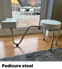White pedicure stool for sale  WOLVERHAMPTON