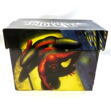 SPIDER-MAN MENACE Quadrinhos Impresso Caixa Curta Armazenamento Marvel 15"x8"x12" comprar usado  Enviando para Brazil