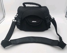 Bolsa para câmera Nikon / preta / fivelas de plástico , usado comprar usado  Enviando para Brazil
