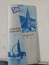 Werbeprospekt saba rundfunk gebraucht kaufen  Wolfsburg