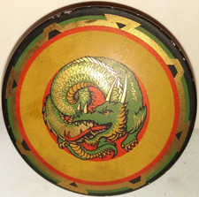 Usado, 1950's COLUMBIA DRAGON & BUTTERFLIES MÁQUINA DE ESCREVER FITA LATA GLEN COVE NY NICE comprar usado  Enviando para Brazil