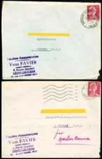 Lettre 1959 yvan d'occasion  France