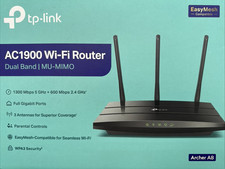 TP-Link AC1900 | Archer A8 | Roteador Wi-Fi | Banda dupla MU-MIMO | Caixa aberta comprar usado  Enviando para Brazil