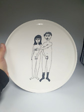 Naked couple plate for sale  LONDON