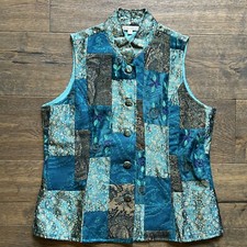 Travelsmith patchwork vest for sale  Dublin