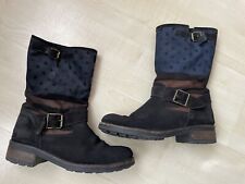 Leder boots ausgefallen gebraucht kaufen  Erpel