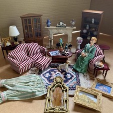 Dolls house lounge for sale  LEATHERHEAD