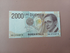 Banconota 2000 lire usato  Arezzo