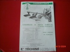 Prospectus publicitaire charru d'occasion  Aubigny-en-Artois