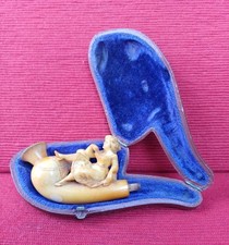 Meerschaum pipe carved for sale  NORWICH