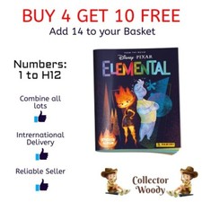 Coleção de Adesivos Elementais Panini Disney Pixar - Adesivos #1 - #H12 comprar usado  Enviando para Brazil