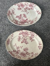 Antique red floral for sale  BIDEFORD