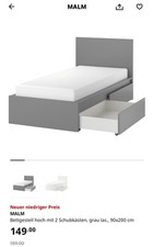 Ikea malm 90x200cm gebraucht kaufen  München