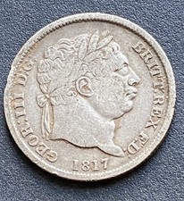 1817 shilling george for sale  HUNTINGDON