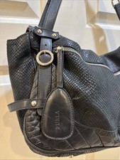 Furla black leather for sale  Las Vegas